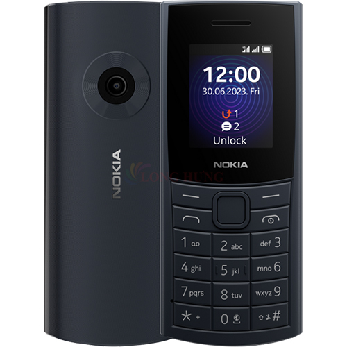 Điện thoại Nokia 110 4G Pro - Hàng chính hãng - Màn hình IPS LCD 1.77'', hổ trợ 4G, Pin 1450 mAh