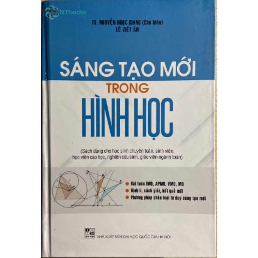 Combo 2 cuốn Sách Sáng tạo mới trong hình học + Sáng tạo số học - Dùng cho học sinh THCS, THPT, SINH VIÊN, HỌC VIÊN CAO