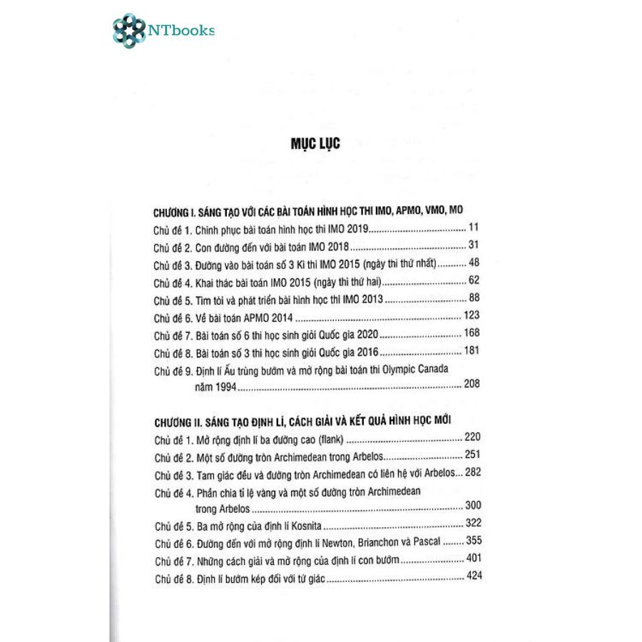 Combo 2 cuốn Sách Sáng tạo mới trong hình học + Sáng tạo số học - Dùng cho học sinh THCS, THPT, SINH VIÊN, HỌC VIÊN CAO