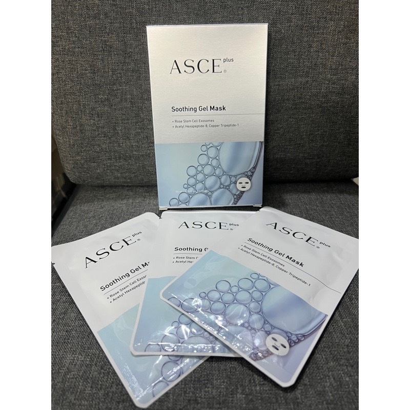 Mask ASCE plus Soothing Gel mặt nạ siêu phục hồi, làm mát, làm dịu da, chống lão hóa