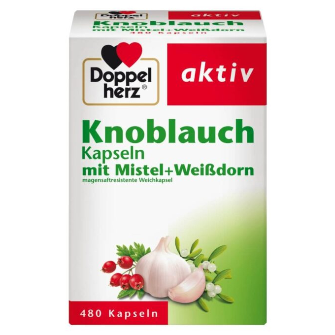 Tinh dầu tỏi Doppel Aktiv Knoblauch 480 viên