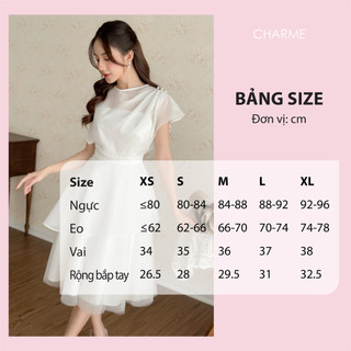Váy yếm phối cổ đức Charme 308001