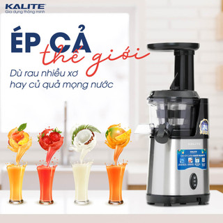 Máy ép chậm Kalite KSJ4412 ép kiệt bã - Chính Hãng - Bảo Hành 24 Tháng Toàn Quốc