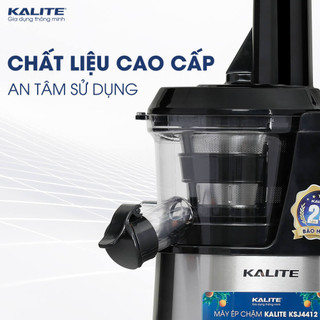Máy ép chậm Kalite KSJ4412 ép kiệt bã - Chính Hãng - Bảo Hành 24 Tháng Toàn Quốc