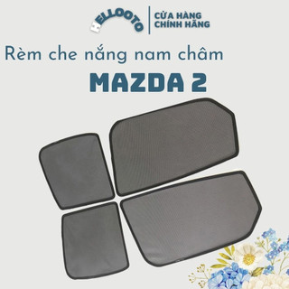 Rèm che nắng nam châm xe mazda 2 2016 đến 2024 sedan và hatchback loại 1 dày dặn