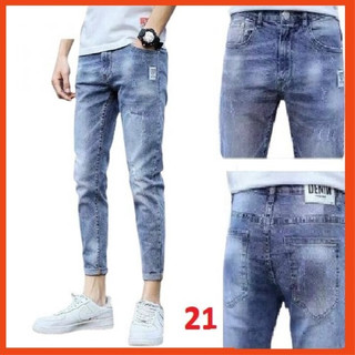 Quần jean nam chất bò co giãn-quần jean dài nam xước rách nhiều mẫu PN ms21