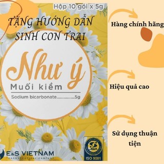Muối kiềm Như Ý tạo môi trường kiềm sinh con trai/1 gói lẻ