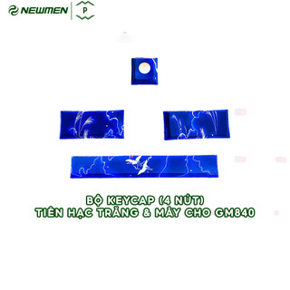 Bộ Keycap (4 nút) Tiên Hạc Trăng & Mây cho GM840 - Hàng chính hãng