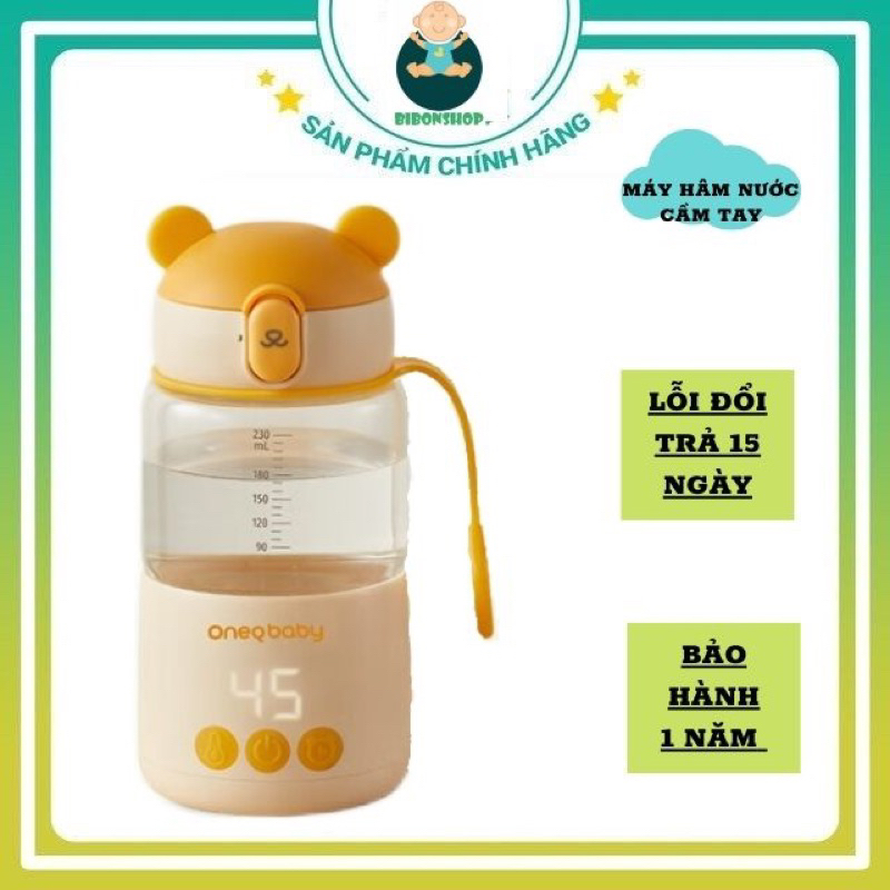 MÁY HÂM NƯỚC MINI ONEQBABY không dây tiện dụng cho mẹ và bé