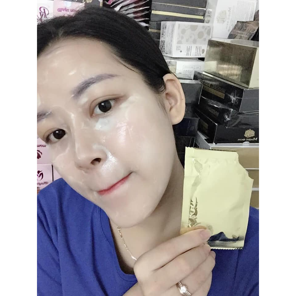 Mặt Nạ Ủ Trắng Dịch Yến Magic Skin - Thẩm Mỹ Huyền Trang NANOCEE