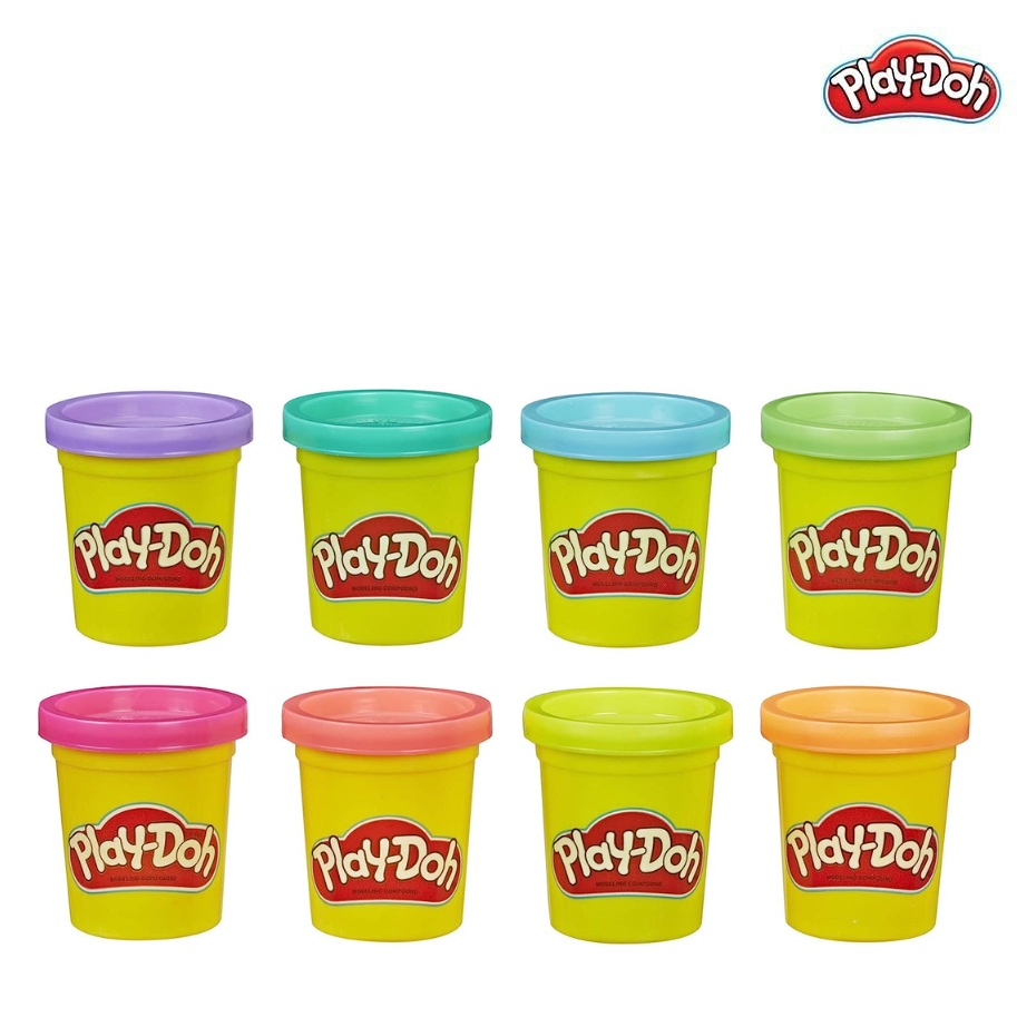 Bộ đồ chơi đất nặn neon 8 màu Play-Doh