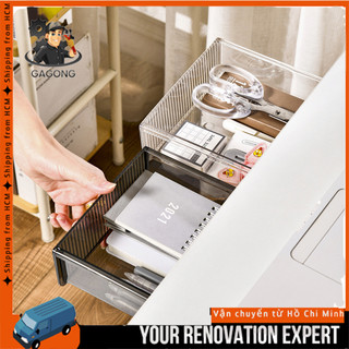 Cái mới Ngăn kéo Hộp lưu trữ dưới bàn Hộp lưu trữ bút chì Văn phòng phẩm Sắp xếp Hộp ẩn Hộp lưu trữ Văn phòng Khay lưu