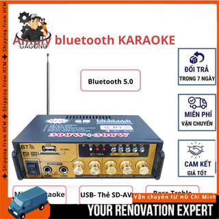 Amply Karaoke KAW KAL-800, Amply mini hay - Nghe nhạc - Hát karaoke kết nối không dây bluetooh