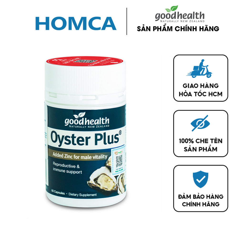 Tinh chất hàu Goodhealth Oyster plus_Tăng cường sinh lực_01 hộp