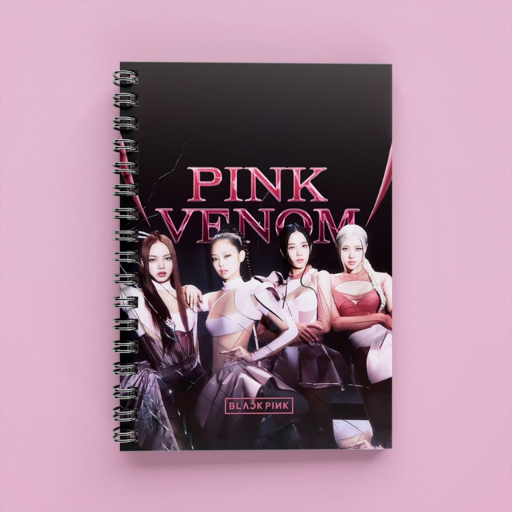 Sổ Tay Blackpink A5 Lò Xo 120 Trang Kẻ Ngang Cute Ghi Chép Aisobook - SOBPNHOM1