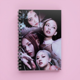 Sổ tay blackpink a5 lò xo 120 trang kẻ ngang đẹp ghi chép aisobook - sobpnhom5