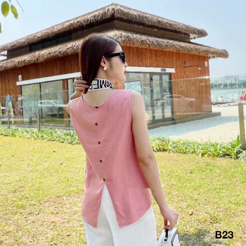 Bộ Sát Nách Nữ,Chất Liệu Đũi Tơ Xước Mềm Mại Thoáng Mát không Nhăn Không Phai Màu,Size 40-75kg - V25.