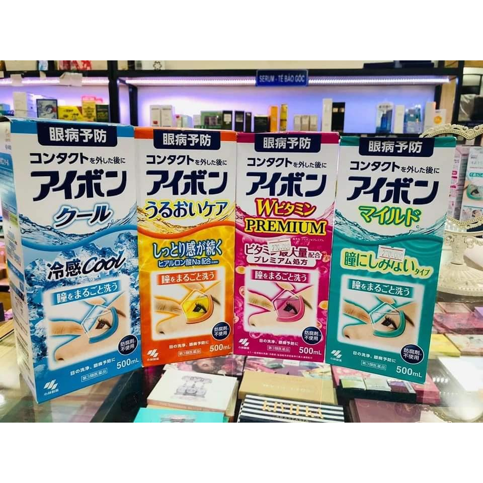 Nước Rửa Mắt Eyebon W Vitamin Kobayashi Nhật Bản 500ml