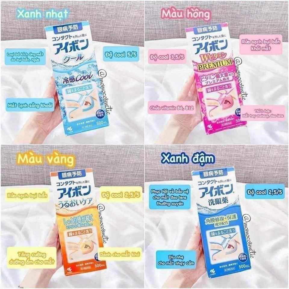 Nước Rửa Mắt Eyebon W Vitamin Kobayashi Nhật Bản 500ml