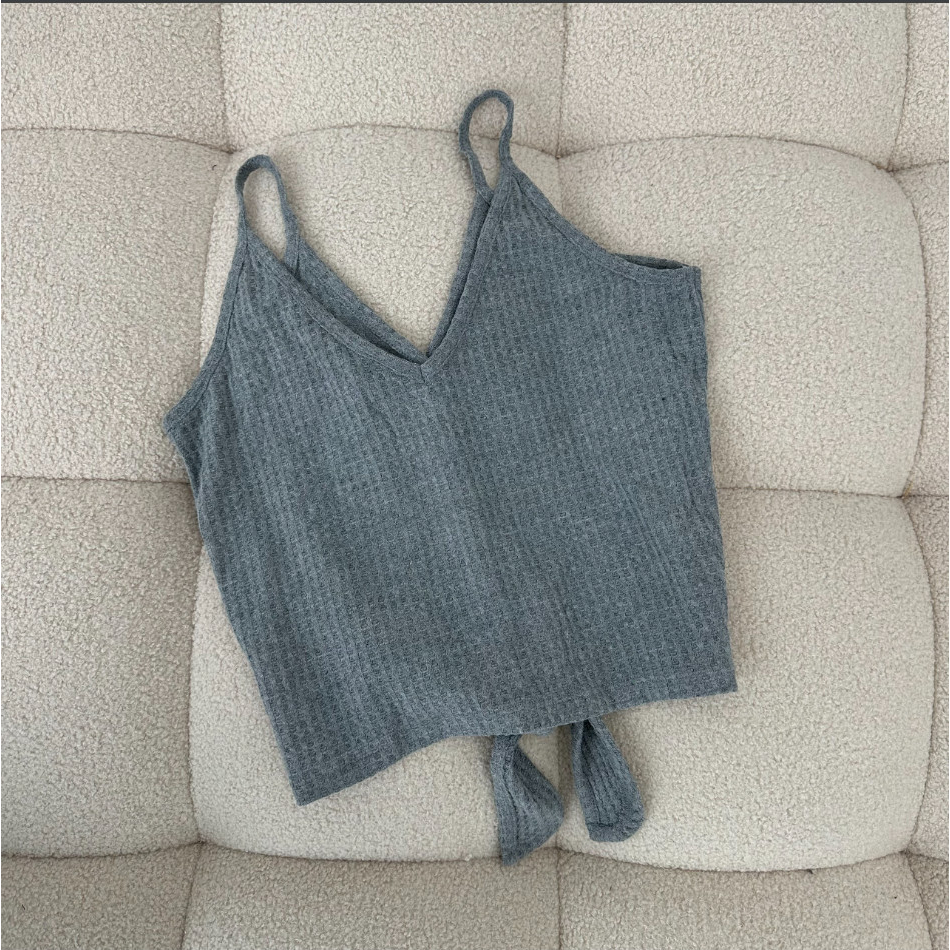 Áo wildf@ble len 2 dây cột eo KAMI