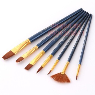 Bộ 7 CỌ, 7 kiểu Vẽ Sơn Acrylic, Sơn Dầu