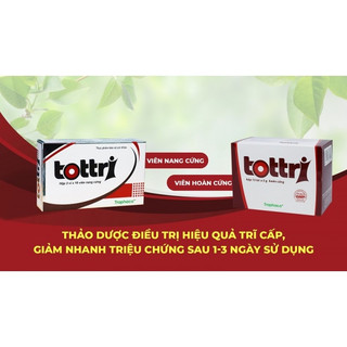 Tottri dạng viên nang & viên hoàn cứng - Hỗ trợ cho người bệnh trĩ, táo bón từ chất xơ hòa tan