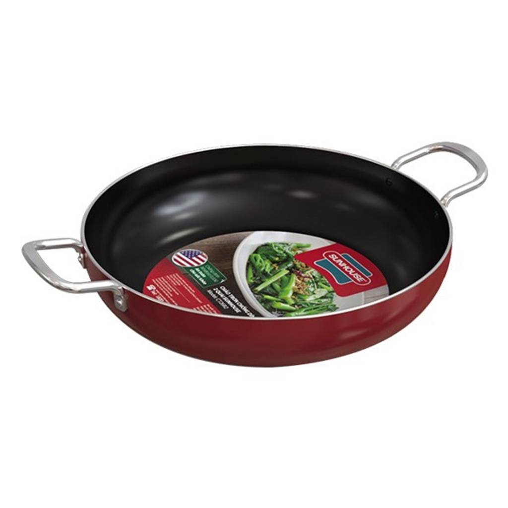 Chảo bầu chống dính Sunhouse CT18-30R2