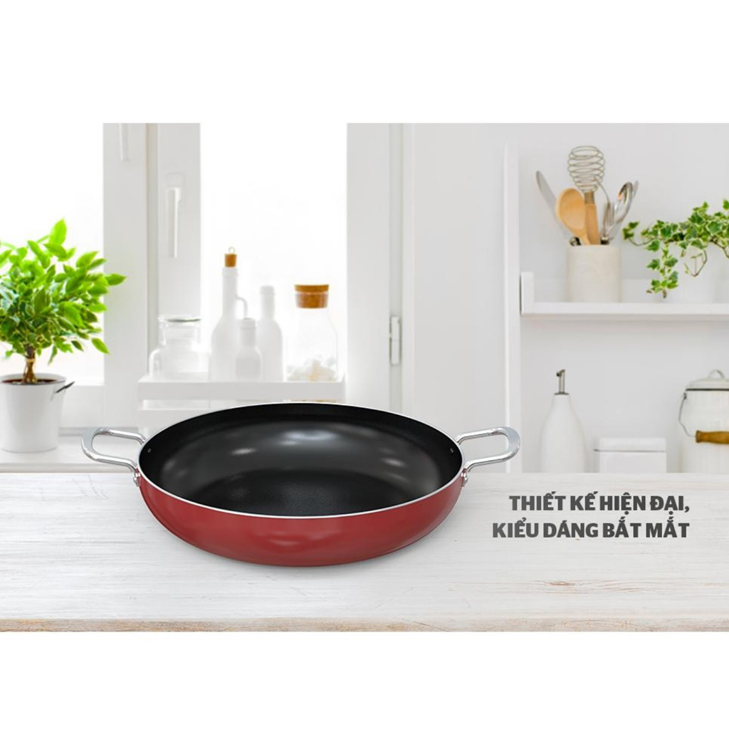 Chảo bầu chống dính Sunhouse CT18-30R2