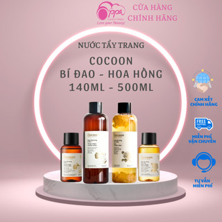 Nước tẩy trang cocoon bí đao - hoa hồng 140ml 500ml