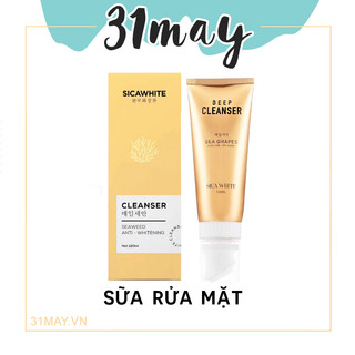 Sữa rửa mặt sica white giá sỉ - sữa rửa mặt rong nho cleanser sica 120ml