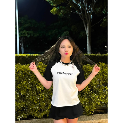 YU CHERRY | Áo thun Baby Tee nữ cotton 4 chiều tay ngắn Yucherry Tmk Babytee YP006