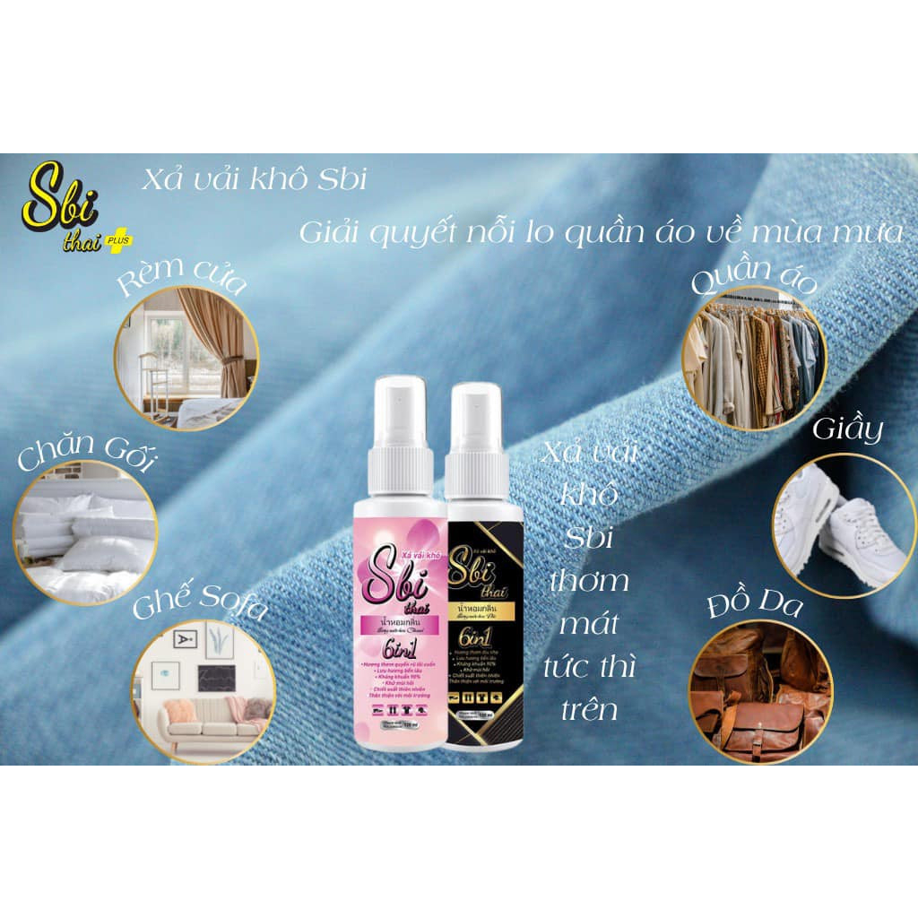 Xịt Xả Vải Khô Sbi Thái Lưu Hương Thơm Lâu Nhỏ Gọn - Nhật Hiếu Store