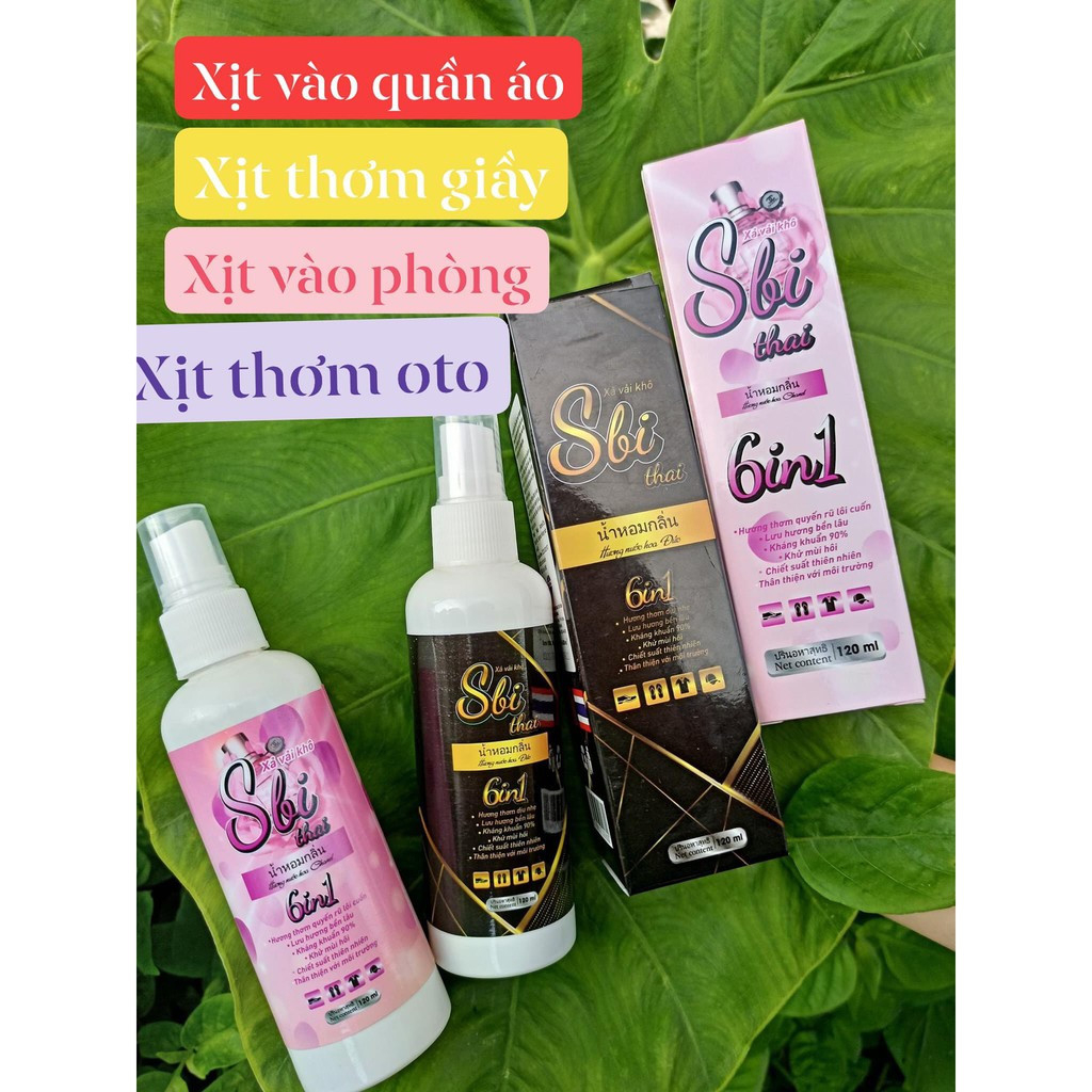 Xịt Xả Vải Khô Sbi Thái Lưu Hương Thơm Lâu Nhỏ Gọn - Nhật Hiếu Store