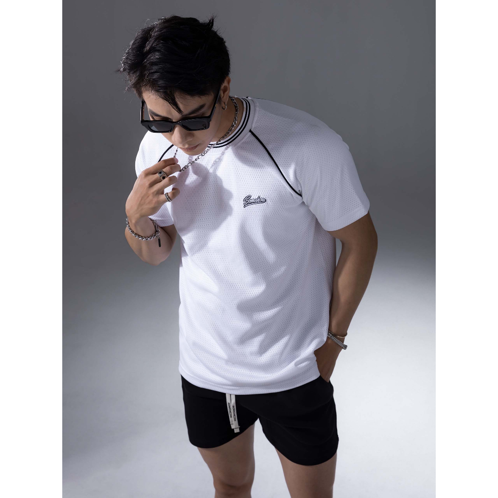 Áo Thun Nam Paralline Col, Chất Vải Cotton Spandex Thoải Mái, AT0054, SOMEHOW