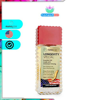Dầu Sâm nano Nanogize Longevity Special Essential Oil with American Ginseng 21ml