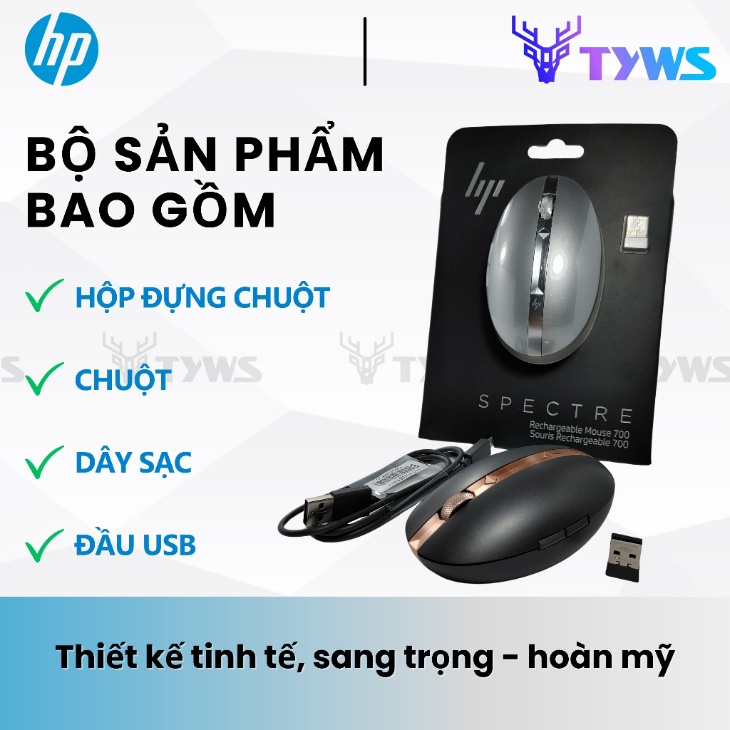 Chuột Không Dây HP Spectre Rechargeable Mouse 700 HPS700