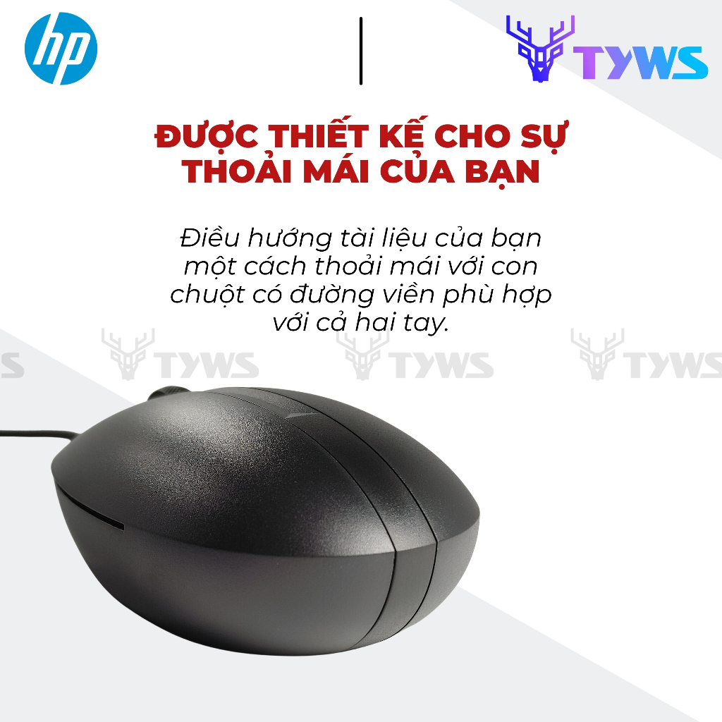Chuột Có Dây HP USB 320M Wired Desktop Mouse HP320M