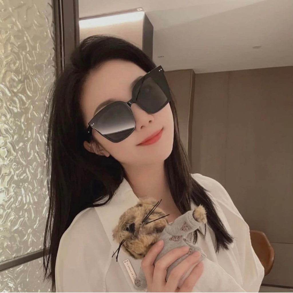 Mắt kính mát nam nữ thời trang Hàn Quốc dáng vuông chống chói chống tia UV cao cấp Wanna Hang Lo Cell WHGM130