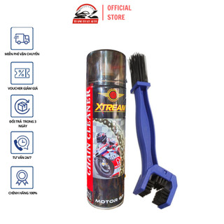 Chai xịt rửa sên Xtream X1 450ml tặng bàn chải sên