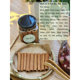 Quế thanh cạo vỏ thơm sạch đựng túi giấy 100gr-500gr