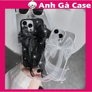 Ốp lưng iphone ROCK VIỀN MÀU NƠ VOAN TIỂU THƯ 7plus/8/8plus/x/xs/xs max/11/11 pro/11 promax,Anh Ga Cas