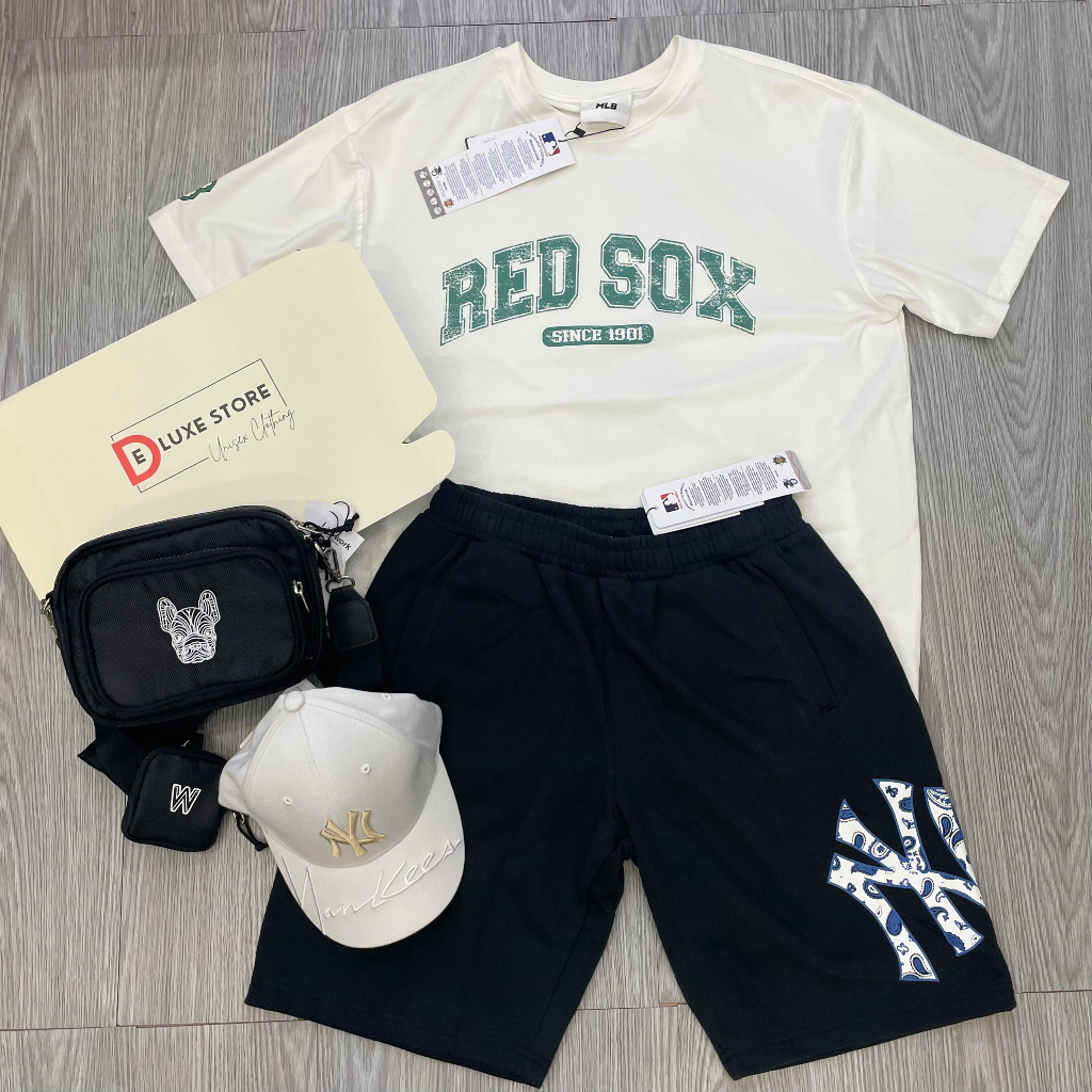 Áo phông nam nữ MLB NY Basic nhiều màu 100% cotton hàng xuất dư cao cấp phong cách Hàn Quốc