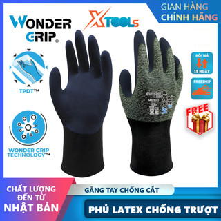 Găng tay bảo hộ lao động Wondergrip WG-300 găng tay chống trượt phủ latex chống cắt cấp độ 1 linh hoạt cao dễ thao tác