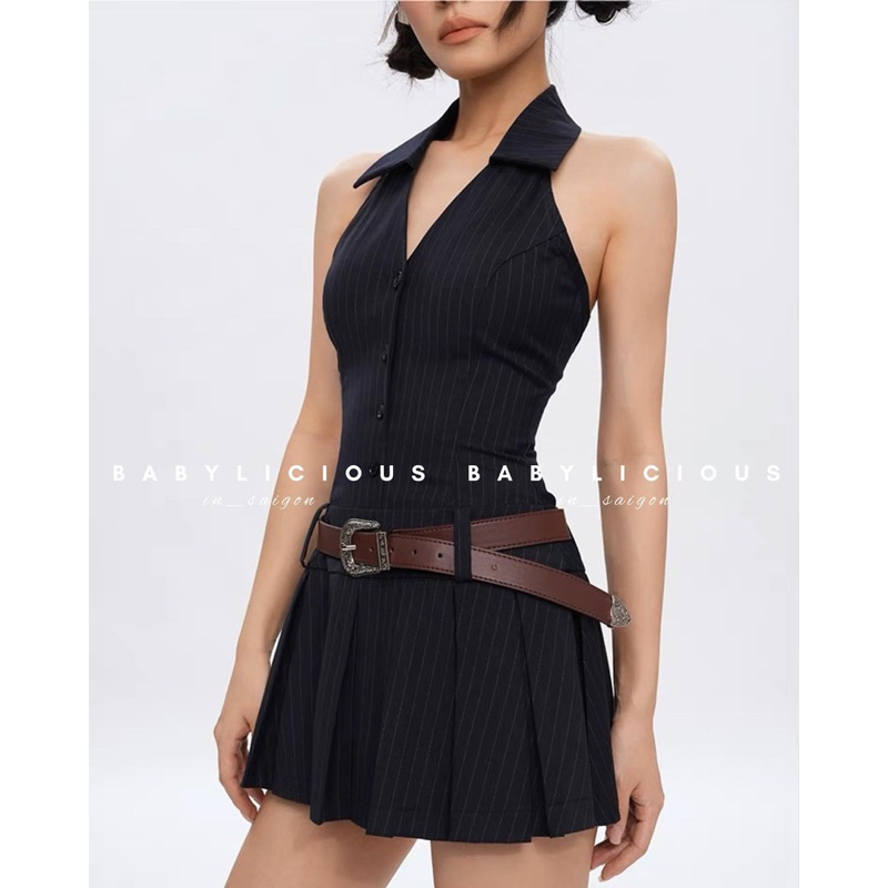 VÁY YẾM KÈM BELT M009