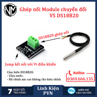 Dây cảm biến nhiệt độ DS18B20-chịu nước IP67-Chính xác cao