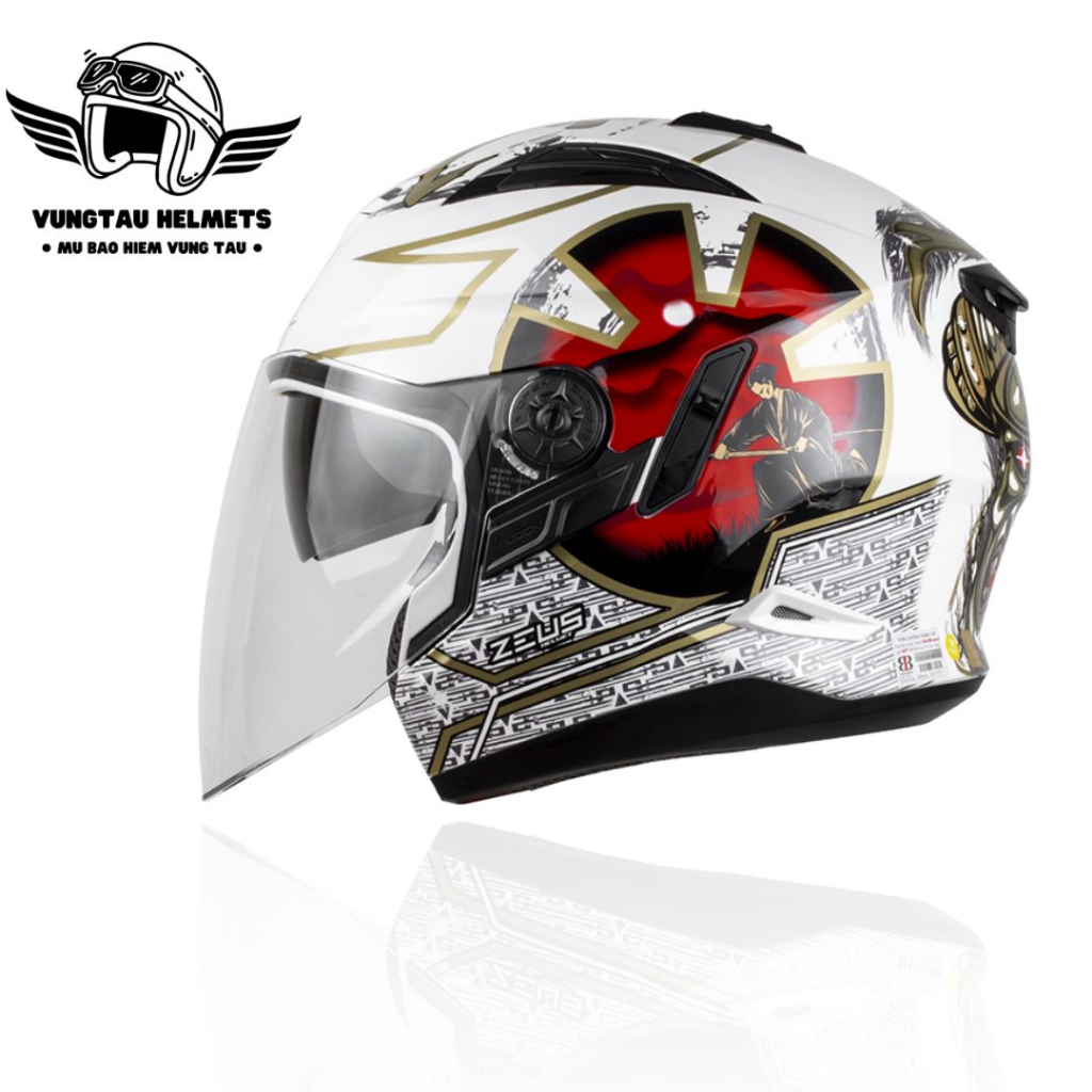 Chốt kính nón bảo hiểm 3/4 ZEUS 205/613B (Không bao gồm nón) - VungTau Helmets - Nón bảo hiểm chính hãng Vũng Tàu