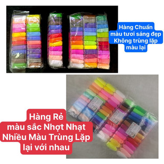Đất Sét Tự Khô 36 màu , 24 màu , 12 màu , 12 trắng , an toàn cho trẻ nhỏ
