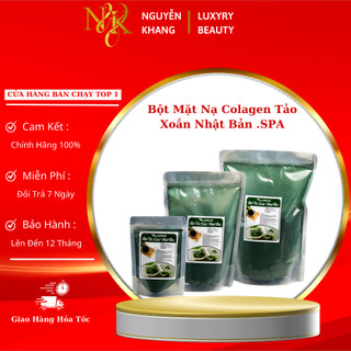 Bột tảo xoắn Nhật Spirulina đắp mặt nạ cấy nano 1000gr 500g, bột tảo biển đắp mặt nạ dưỡng trắng da