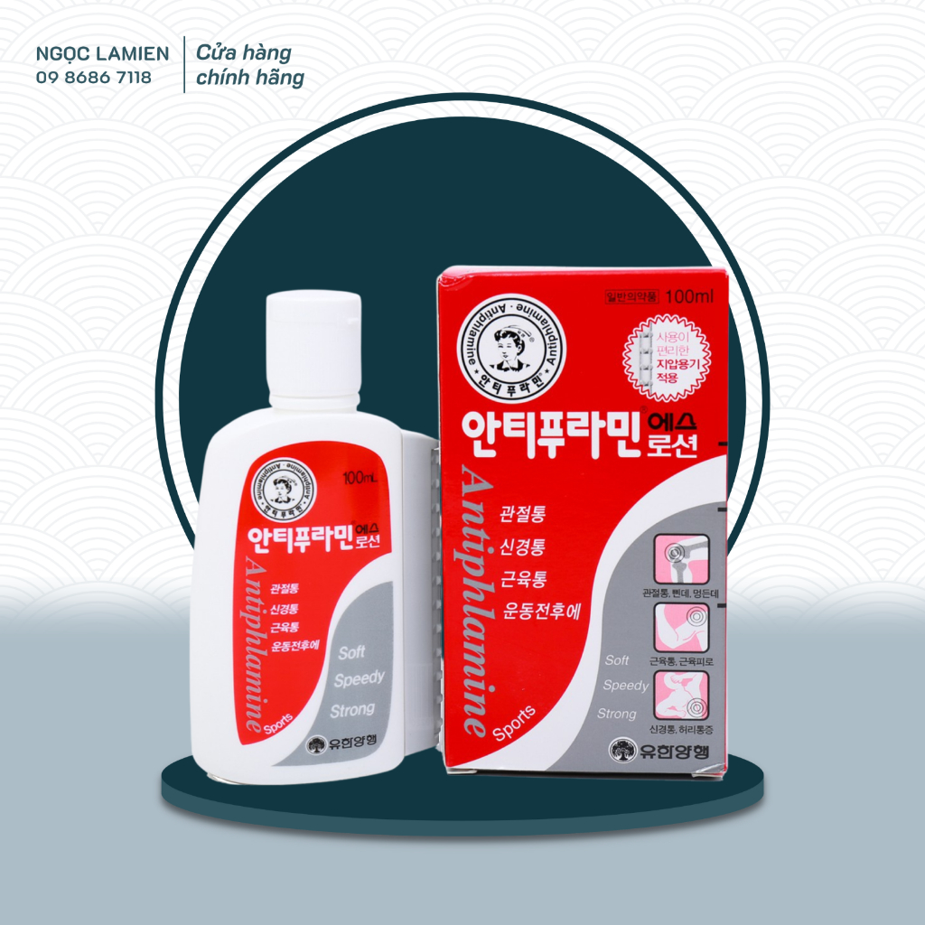 Dầu nóng xoa bóp Hàn Quốc Antiphlamine 100ml