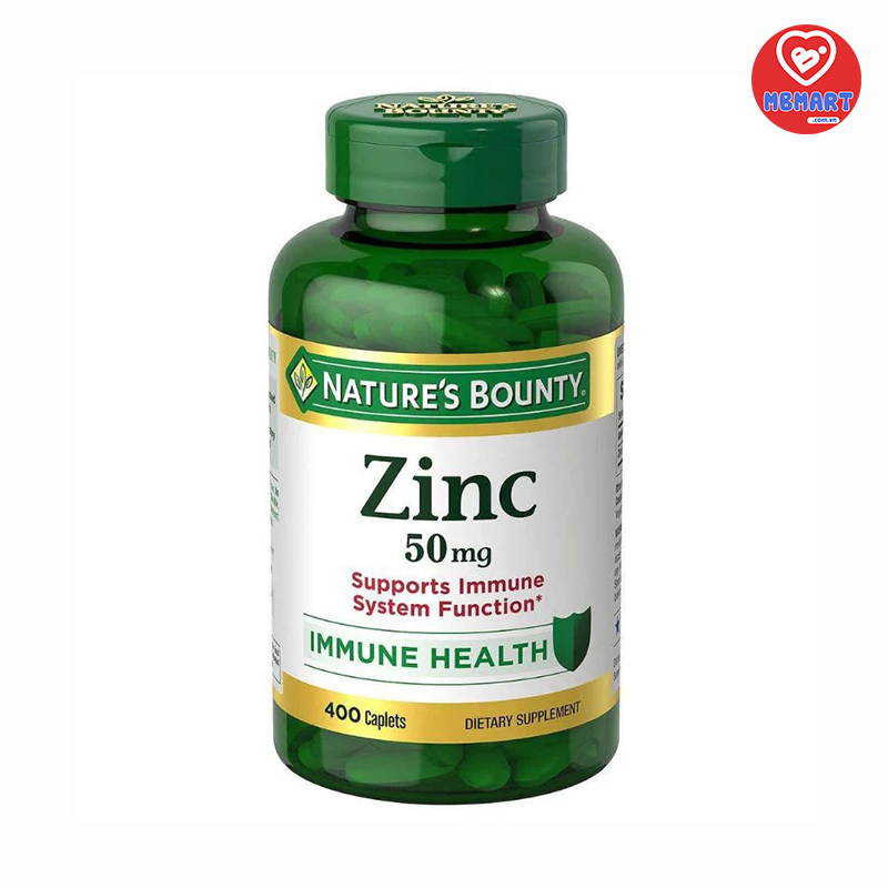 Viên bổ sung kẽm Nature’s Bounty Zinc 50mg